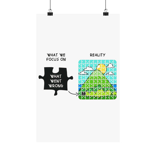 Reality Puzzle Motivational Poster